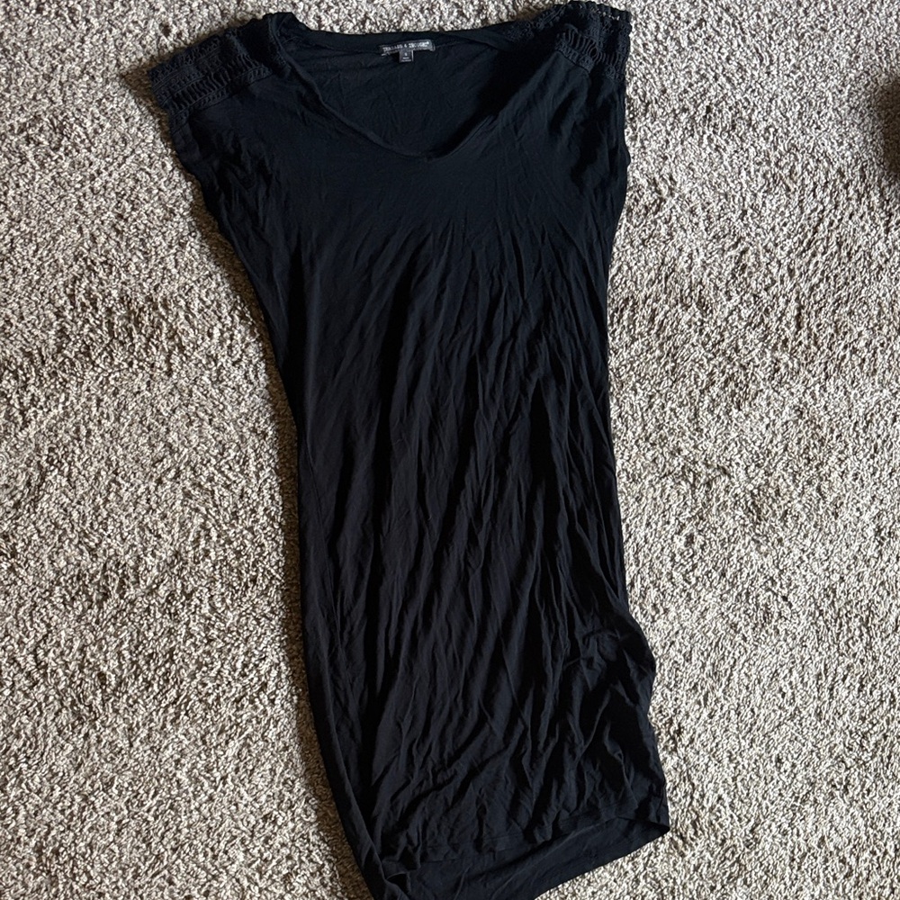 Black Lace Sleeve Women's Dress